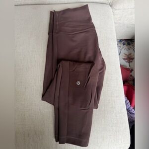 lululemon athletica Espresso Leggings